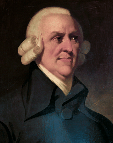 Adam Smith c. 1800 (by Unknown Artist, Public Domain)