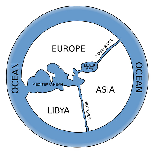 Gürcistan’daki 7 Antik Mekan 6 Mitolojiler.com Anaximander World Map