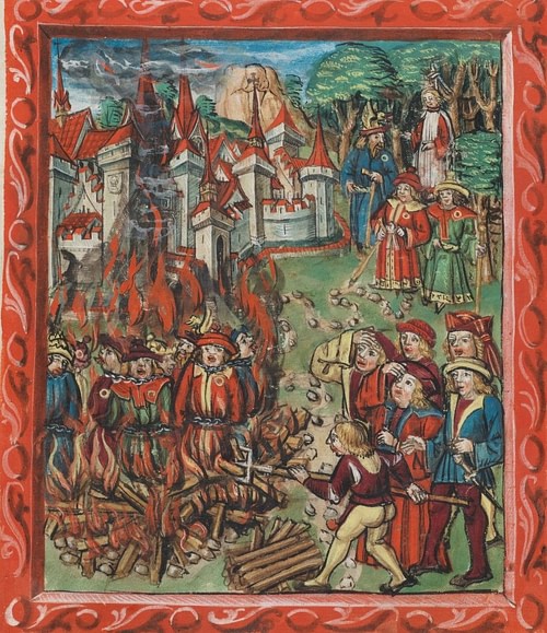 Jews Being Burnt at the Stake