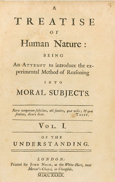 Title Page, Treatise of Human Nature