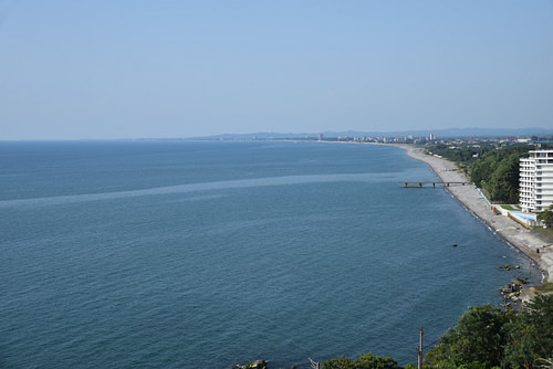 View of the Black Sea towards Phasis