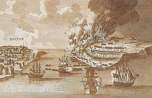 Burning of Charlestown During the Battle of Bunker Hill