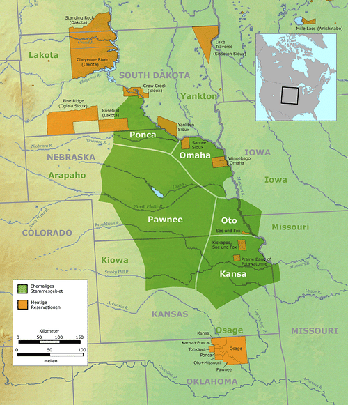 Tribal Territory of the Pawnee