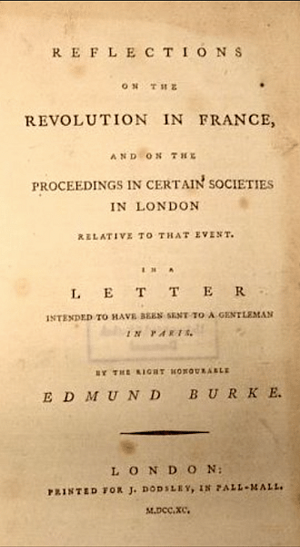 Reflections on the Revolution in France Title Page