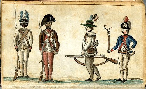 Amerikan Devrimi'nde Silahlar 8 Mitolojiler.com Soldiers at the Siege of Yorktown