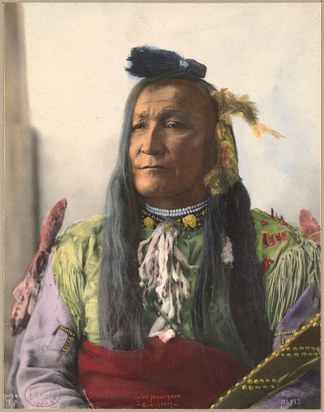 Chief Mountain Chief of the South Piegan Blackfeet