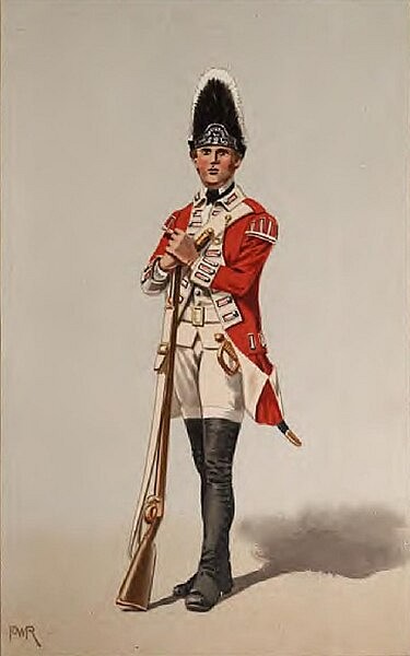 British Grenadier, 40th Regiment of Foot, 1767