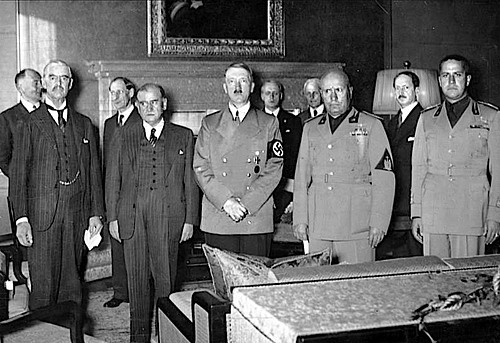 Chamberlain, Daladier, Hitler, & Mussolini, Munich 1938