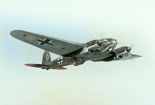 He 111 in Flight (by W. Wanderer, CC BY-SA)