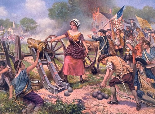 Molly Pitcher at the Battle of Monmouth