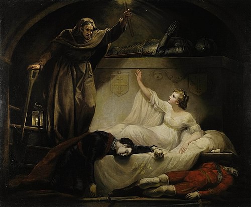 Romeo ve Juliet: Shakespeare'in En Büyük Aşk Hikayesi 13 Mitolojiler.com Juliet Awakens in the Tomb
