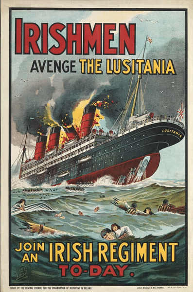 Lusitania Army Recruitment Poster