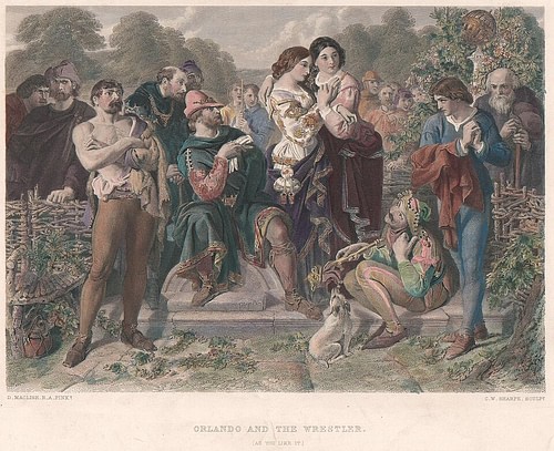 Orlando and the Wrestler (by Charles W. Sharpe, Public Domain) Orlando and the Wrestler (by Charles W. Sharpe, Public Domain)