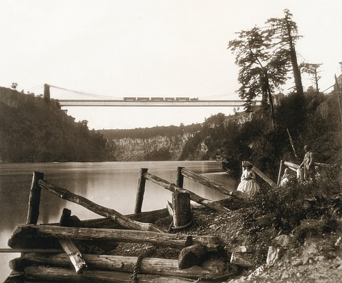 Niagara Suspension Bridge, 1859