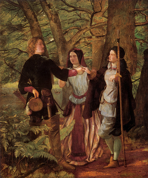 Rosalind Tutoring Orlando in the Ceremony of Marriage