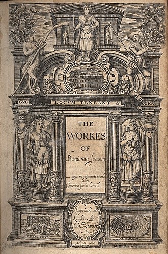 Title Page of The Workes of Benjamin Jonson, 1616