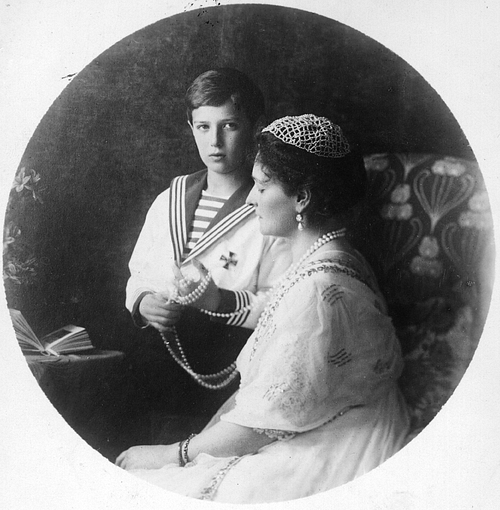 Empress Alexandra Feodorovna & Alexei