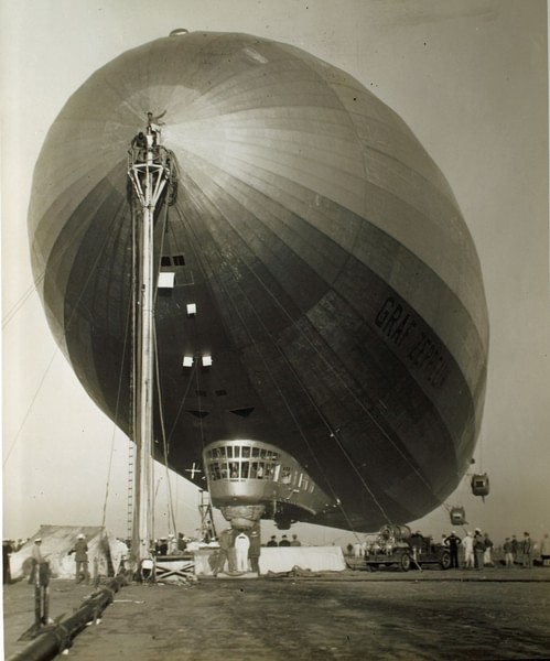 Graf Zeppelin Tethered