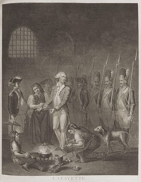 Lafayette Imprisoned