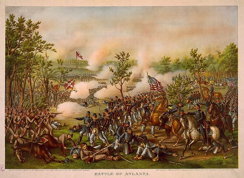 Battle of Atlanta (by Kurz & Allison, Public Domain)