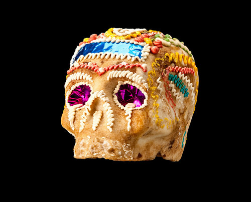 Decorated Sugar Skull for Day of the Dead