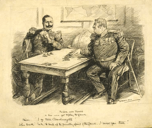 Anglo-German Arms Race Cartoon