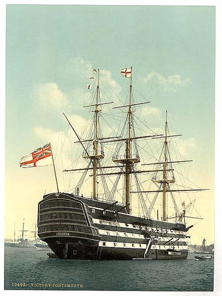 Stern View, HMS Victory