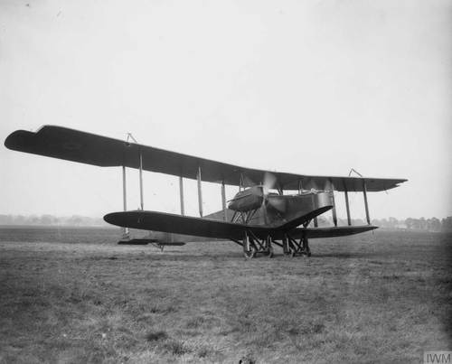 Handley Page Bomber, 1918