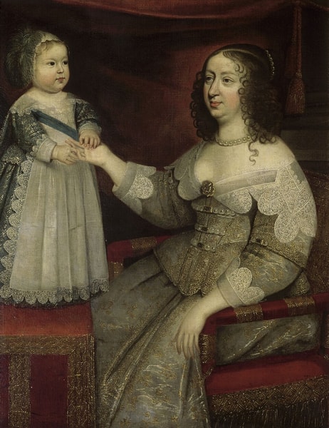 Louis XIV and Anne of Austria