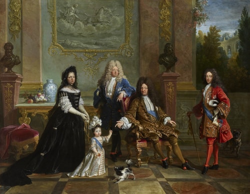 Louis XIV with Madame de Ventadour and his Heirs
