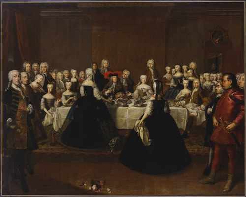 Court Banquet With Maria Theresa and Francis Stephen