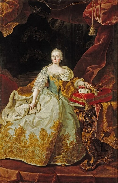 Maria Theresa, c. 1742 (by Martin van Meytens, Public Domain)