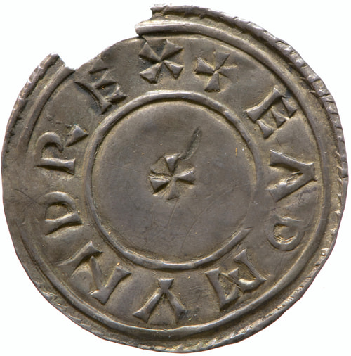 Silver penny of Edmund I
