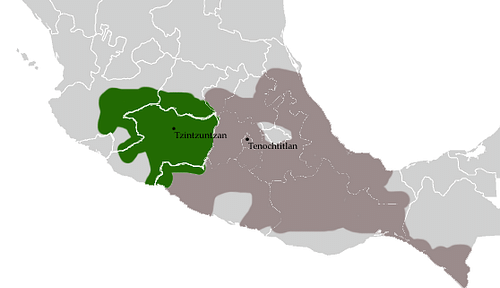 The Tarascan Empire (by Maunus, Public Domain)