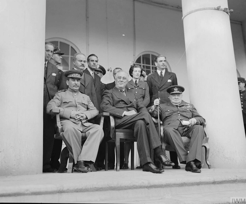 Stalin, Roosevelt & Churchill, Tehran 1943