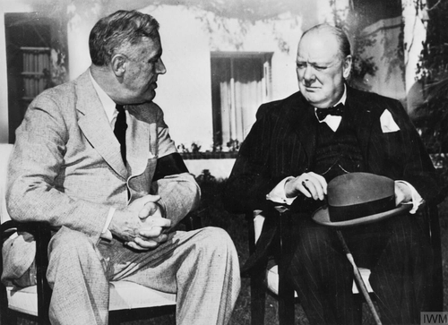 Roosevelt & Churchill, Casablanca Conference (by Imperial War Museums, CC BY-NC-SA)