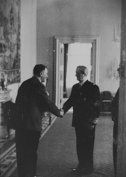 Miklós Horthy Meeting Adolf Hitler