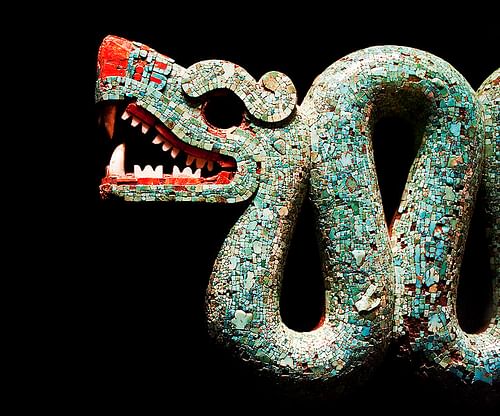 Aztec Double-Headed Serpent (Detail) (by Neil Henderson, CC BY)