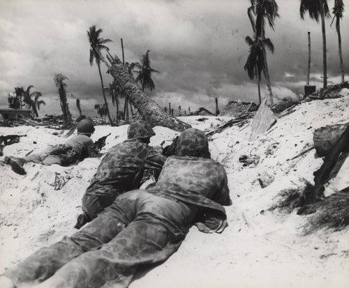 US Marines Attack Tarawa, 1943