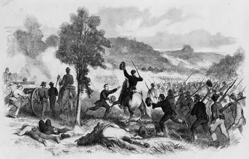 Battle of Wilson's Creek (by Unknown Artist, Public Domain)