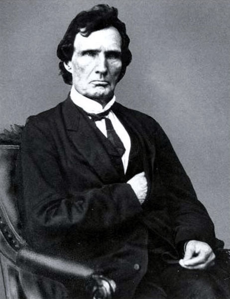 Thaddeus Stevens (by Mathew Brady, Public Domain)