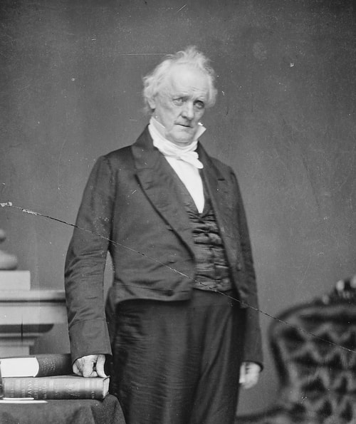 James Buchanan (by Mathew Brady, Public Domain)