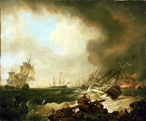 Aftermath of the Battle of Quiberon Bay