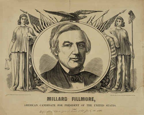 Millard Fillmore, US Presidential Candidate, 1856