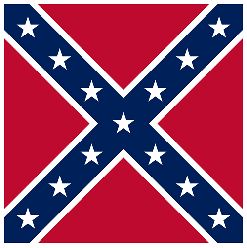 Battleflag of the Army of Northern Virginia (by Marcus365, Public Domain)