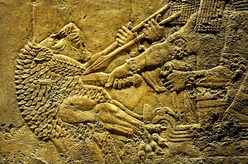 Lion-hunting Scene, King Ashurbanipal