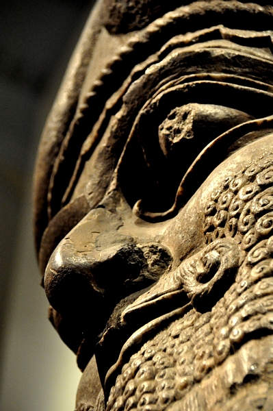 Head of Lamassu from Ashurnasirpal II palace