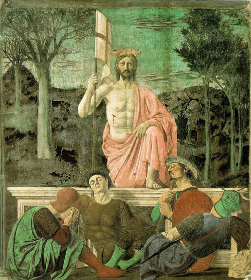 Resurrection of Christ by Piero della Francesca (by Piero della Francesca, CC BY-NC-SA)