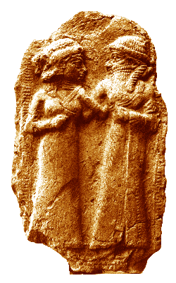Marriage of Inanna and Dumuzi (by TangLung, Public Domain)