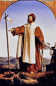 St. Boniface (Der heilige Bonifatius) (by Wikipedia User: Jdsteakley, Public Domain)